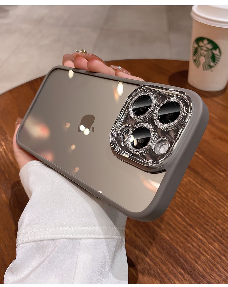 Glitter Case Lens Phone Protection