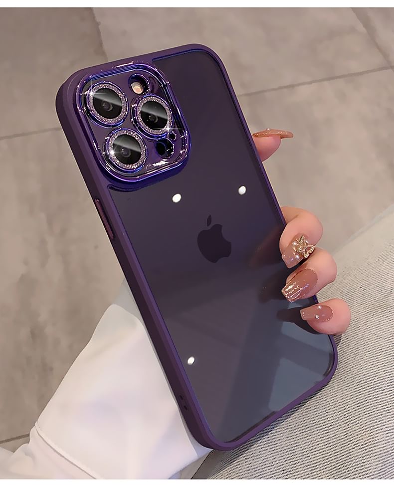 Glitter Protection Case Phone Lens