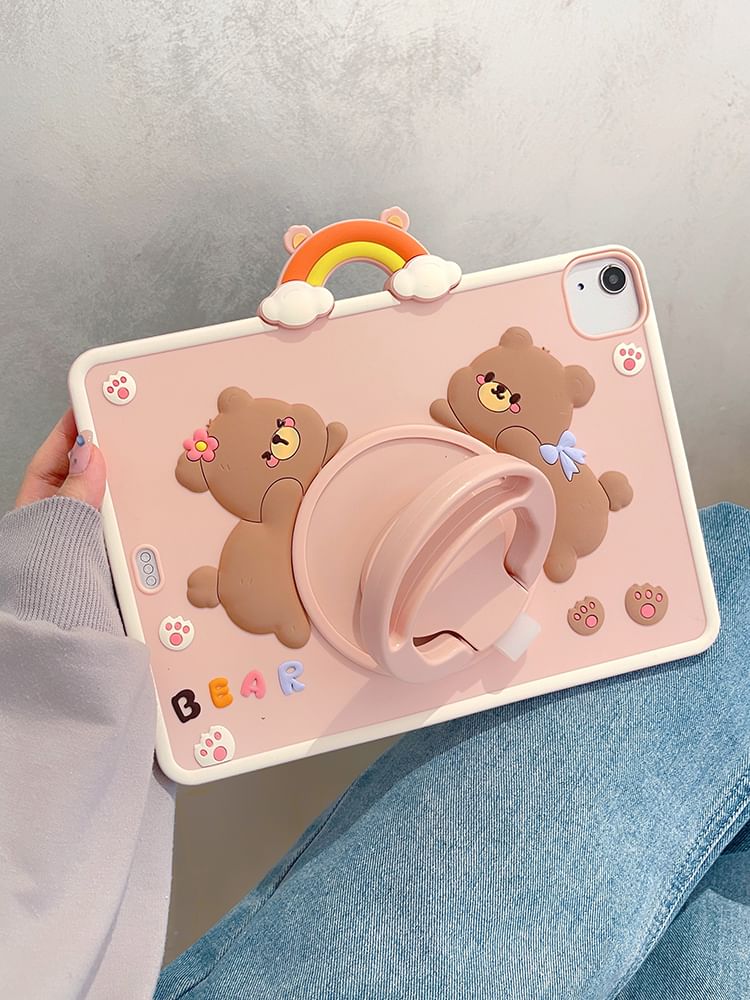 iPad Rainbow Case Bear