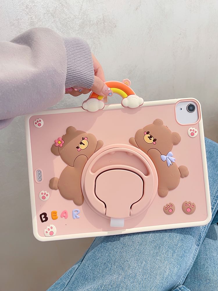 iPad Rainbow Case Bear