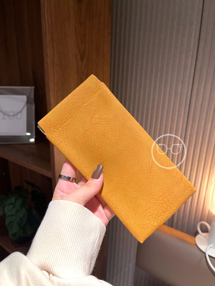 Faux Glasses Leather Case