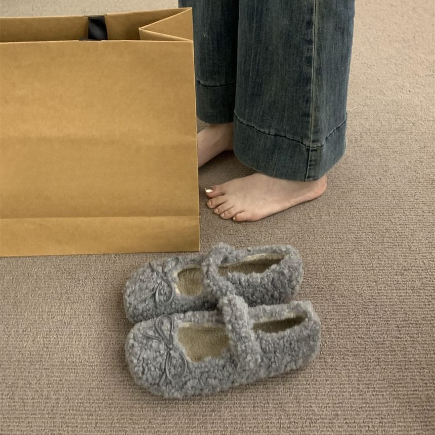 Mary Plain Jane Furry Shoes