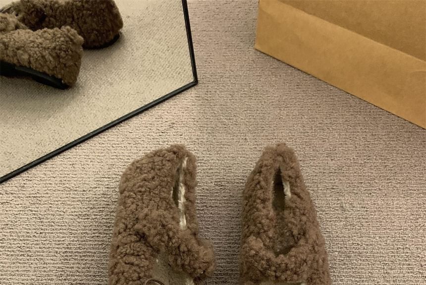Mary Plain Jane Furry Shoes