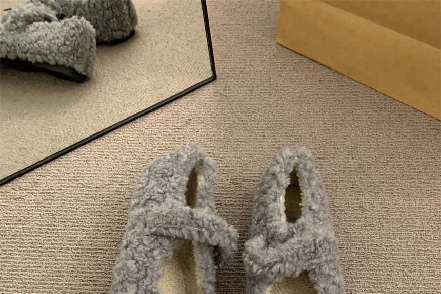 Mary Plain Jane Furry Shoes
