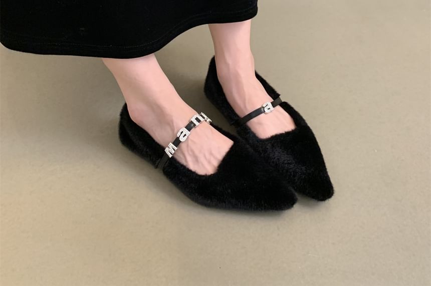 Fleece Flats Pointed