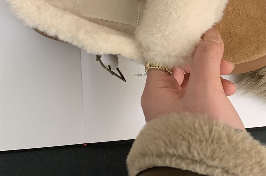 Buckled Snow Boots Ankle