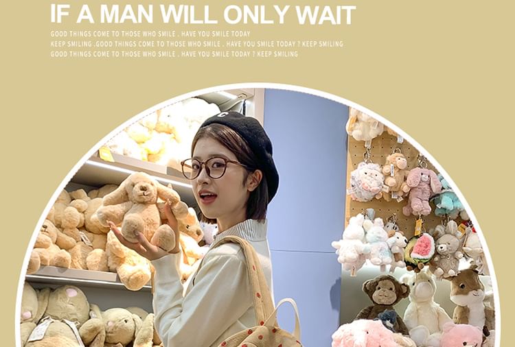 Strawberry Multi-Pocket Print Backpack