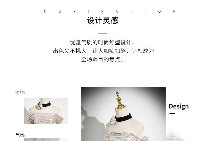 Shoulder Plain Ruched Gown Trumpet Off Evening Sleeveless