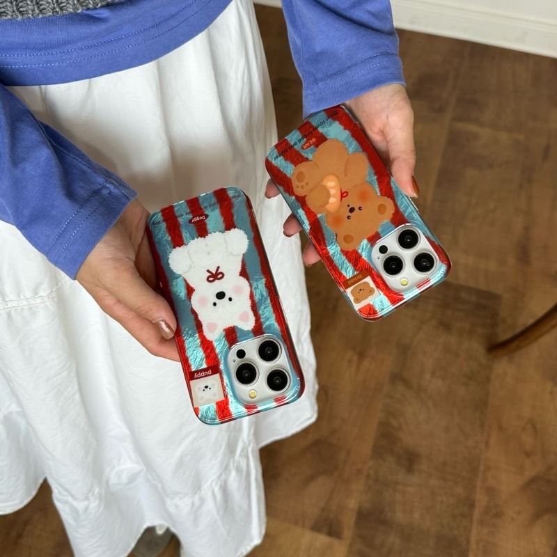 Animal Case Striped Phone