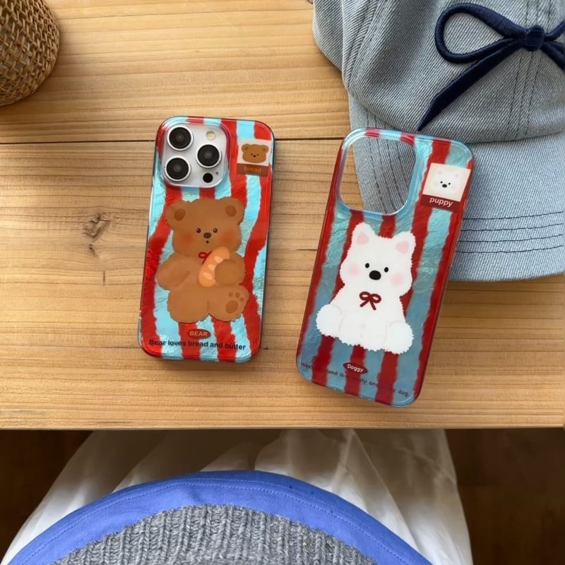 Animal Case Striped Phone