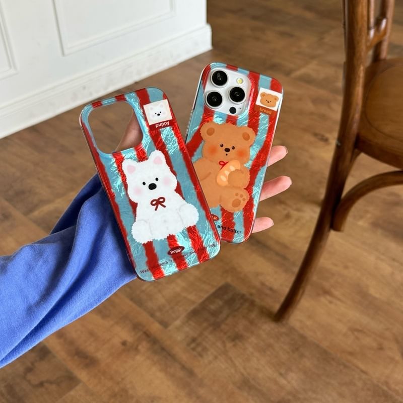 Animal Case Striped Phone