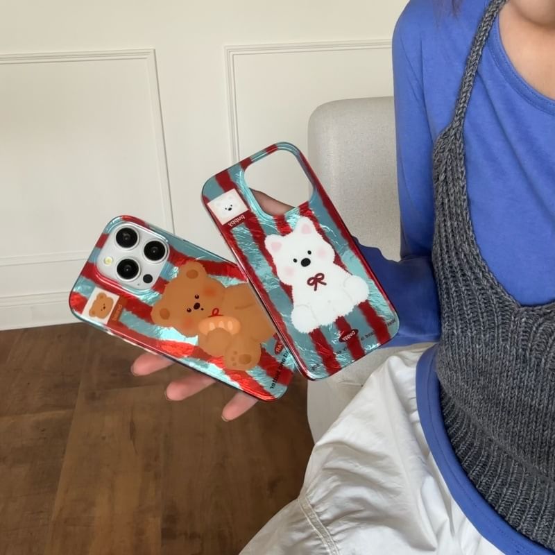 Animal Case Striped Phone