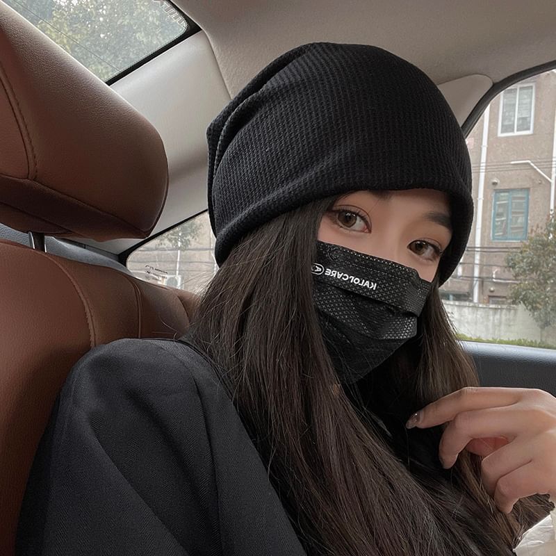 Beanie Slouchy Plain / Cuffed