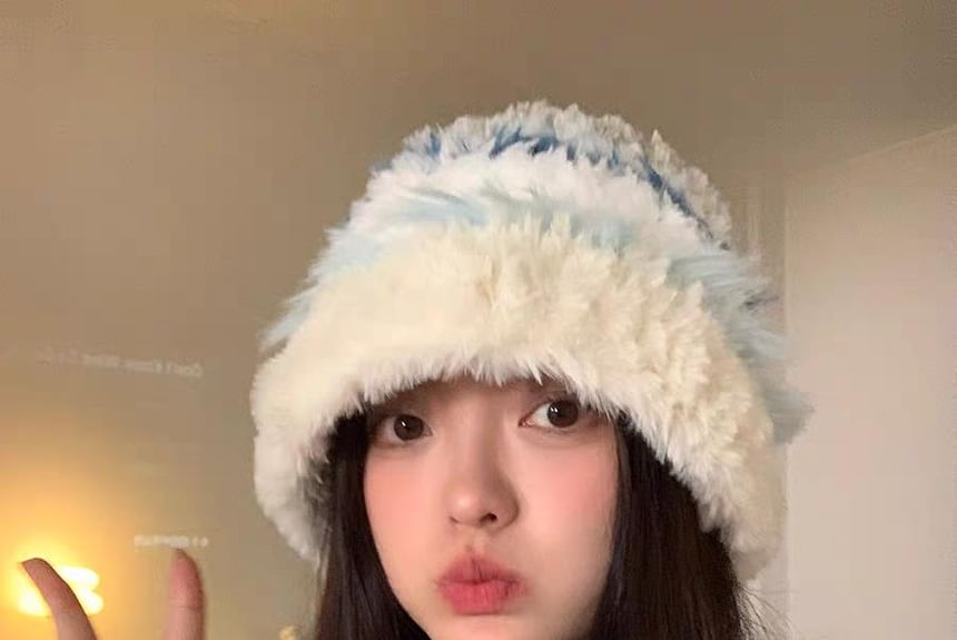 Knit Hat Fluffy