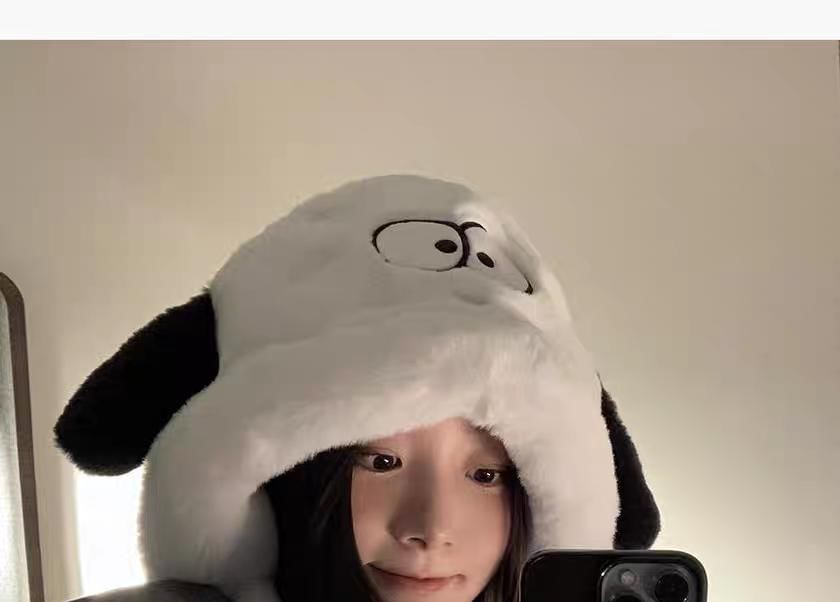 Hat Bear Bow / Ear Fluffy Dog