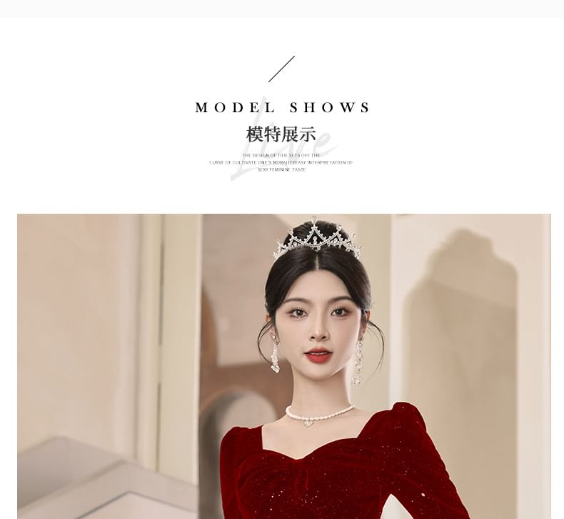 Gown Sequin Evening Ruffle A-Line