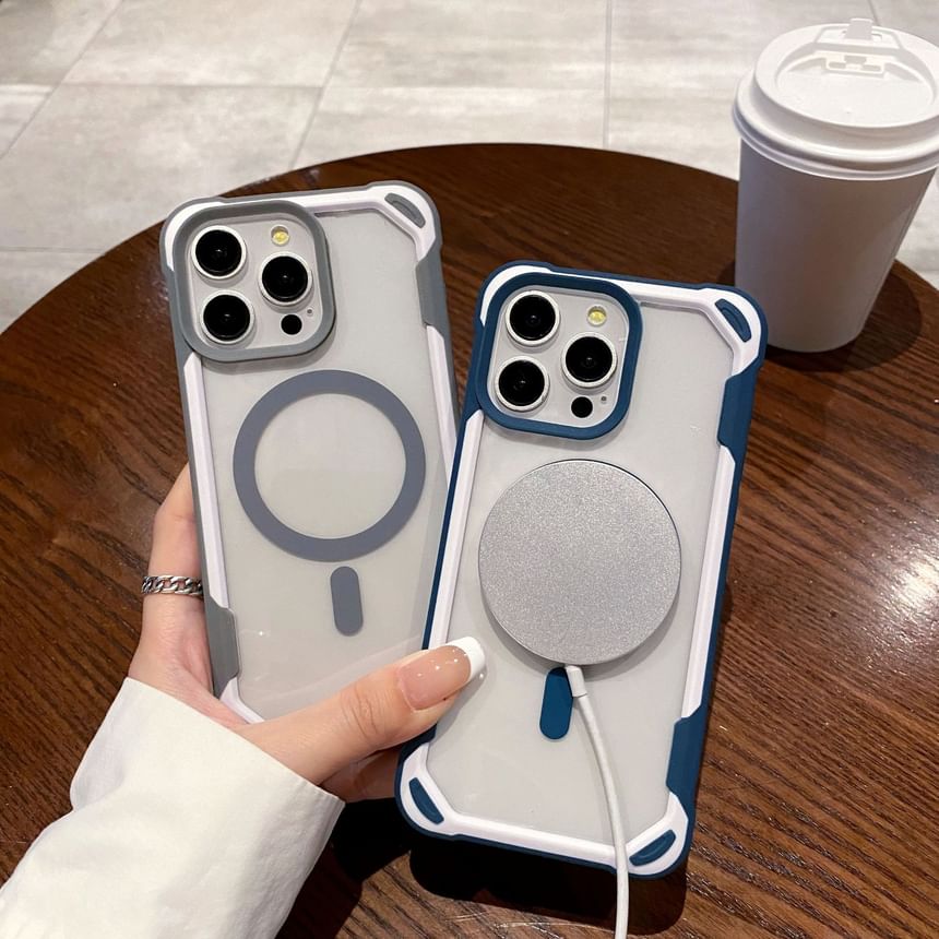 Phone Color Frame Case MagSafe) with (Compatible