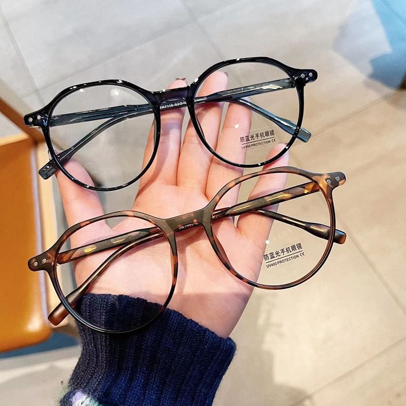 Round Plain Eyeglasses