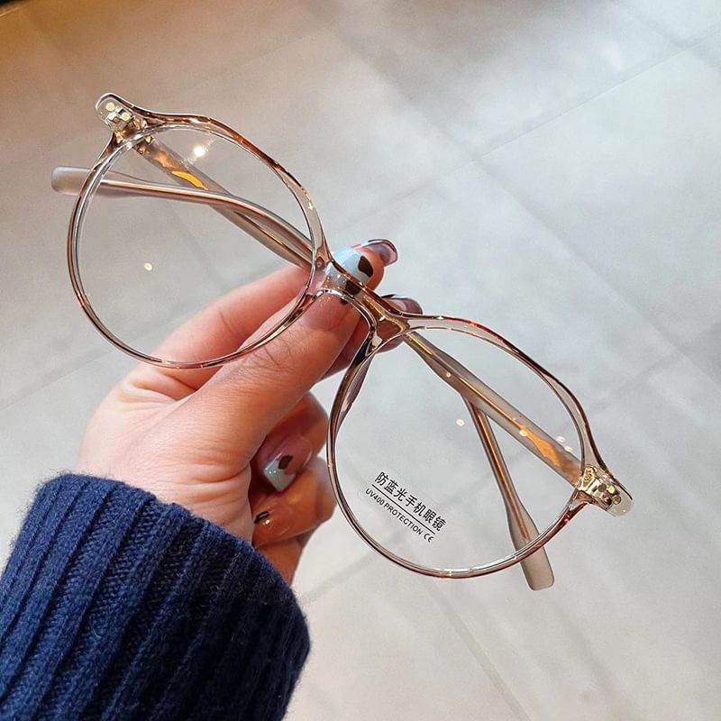 Round Plain Eyeglasses
