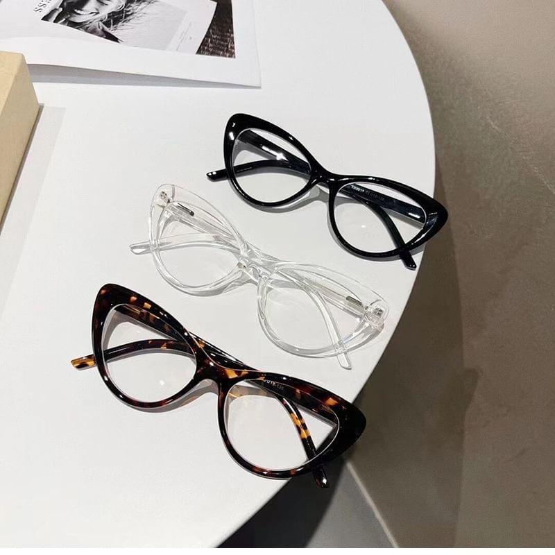 Cat Eyeglasses Eye Plain