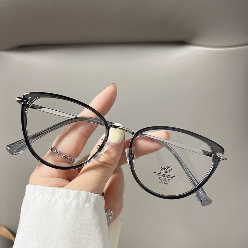 Plain Eye Cat Eyeglasses