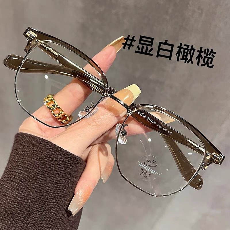 Frame Eyeglasses Square Half