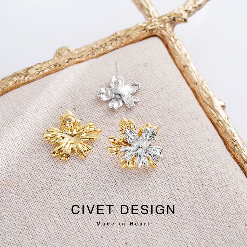 Floral Alloy Jacket Cuff / Ear