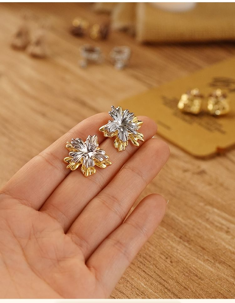 Floral Alloy Jacket Cuff / Ear