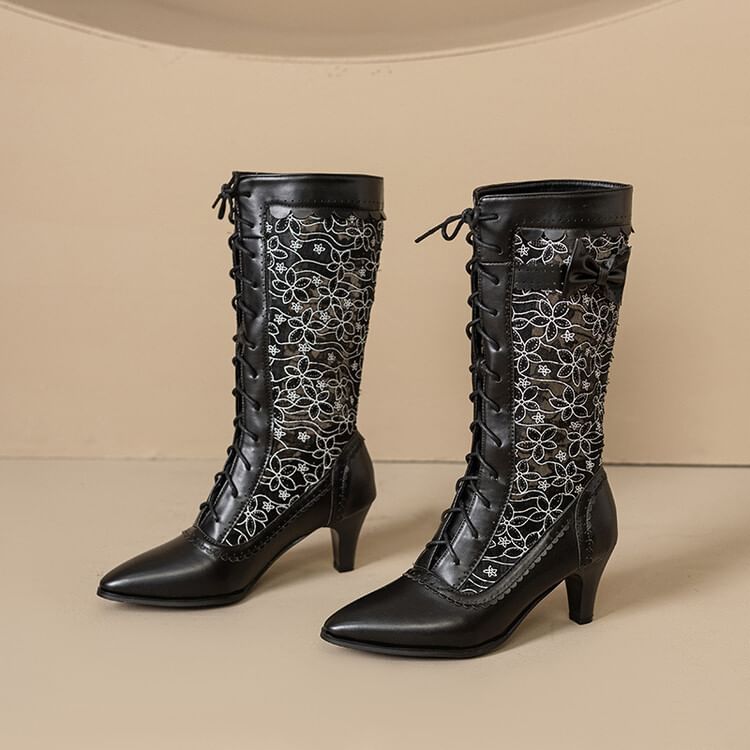 Boots Heel Lace Block Short