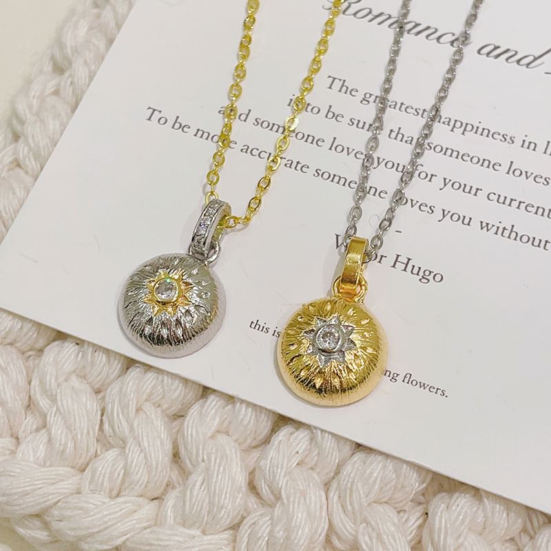CZ Necklace Dome