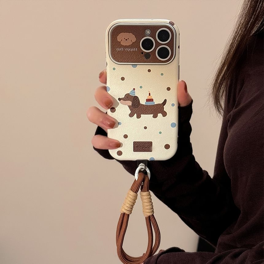 Phone Dog Case Set Strap /