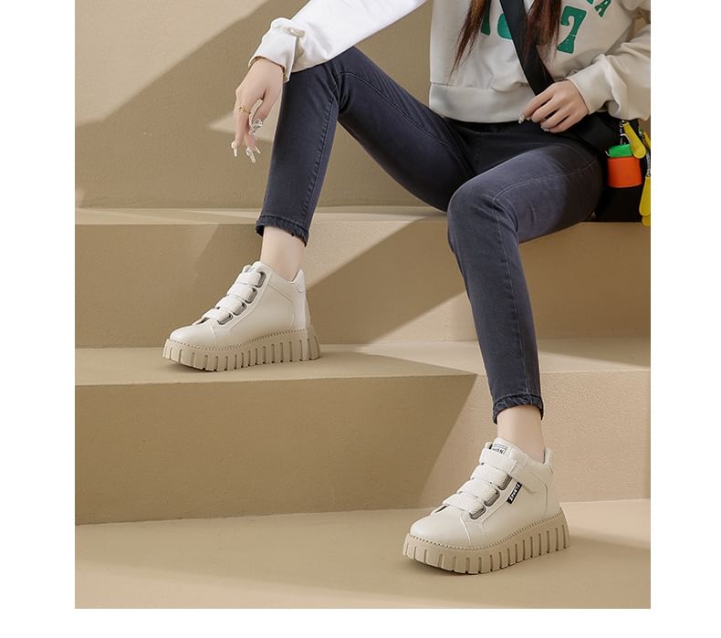 Sneakers Panel High Top Platform