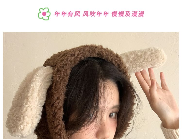 Hat Shearling Dog Trapper Ear Faux