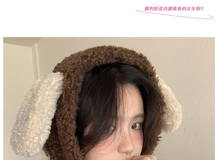 Hat Shearling Dog Trapper Ear Faux