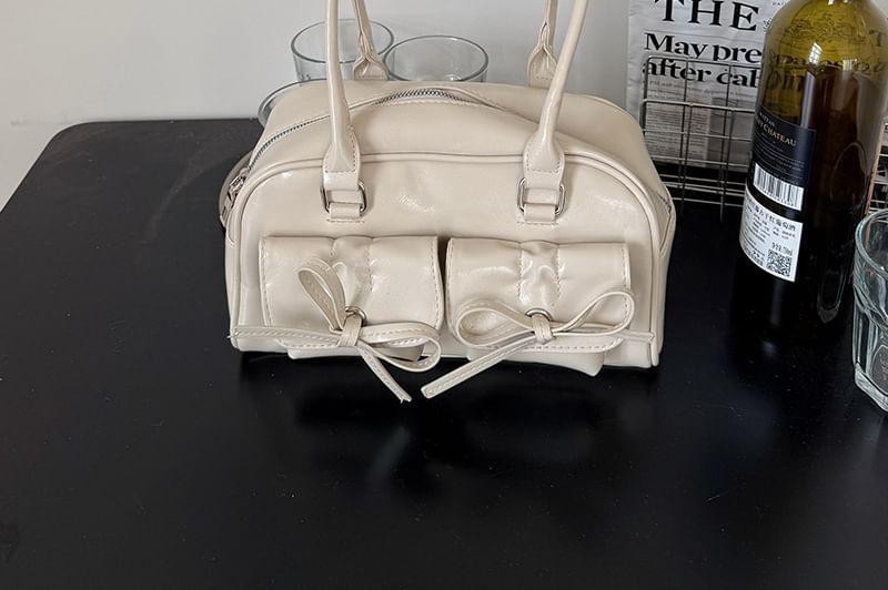 Multi-Pocket Bag Bow Tote
