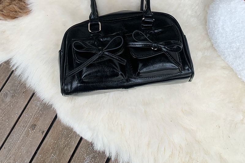 Multi-Pocket Bag Bow Tote