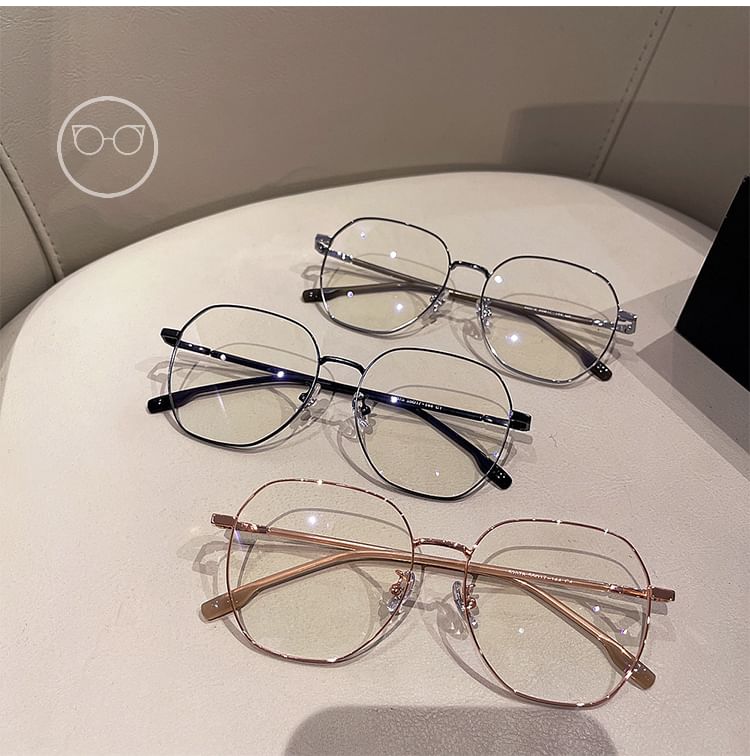 Metal Polygon Glasses