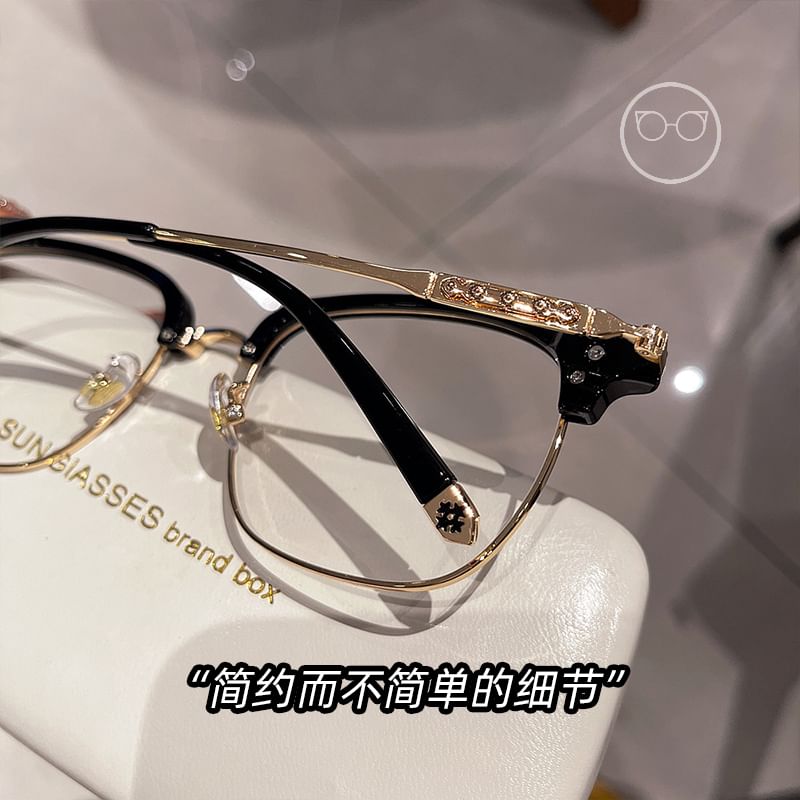 Square Light Glasses Blue Blocking