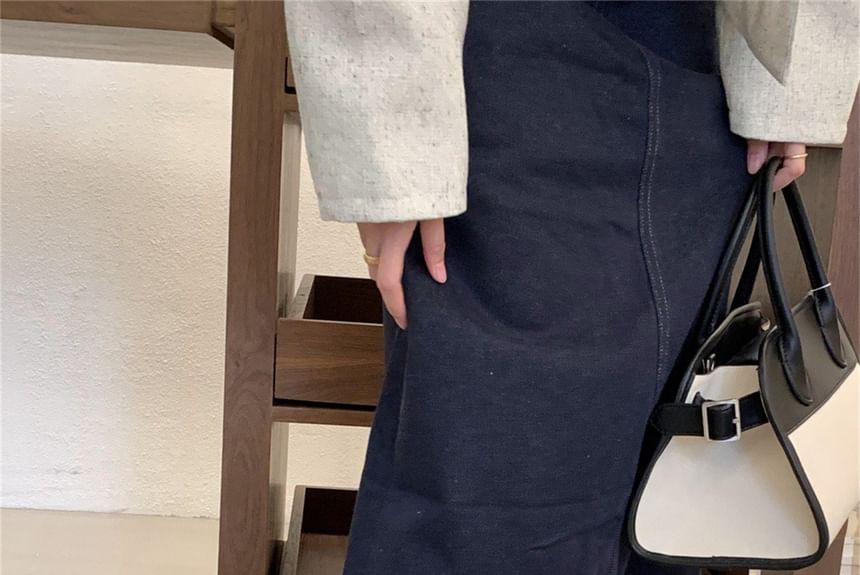 T-Strap Jane Square Mary Leather Chunky Plain Heel Toe Pumps Faux