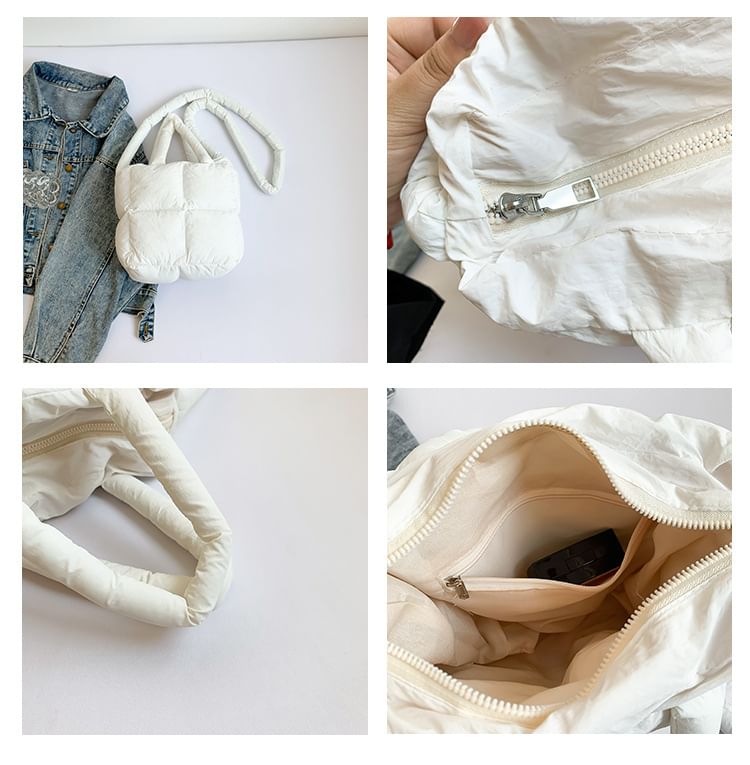 Plain Bag Crossbody Puffer