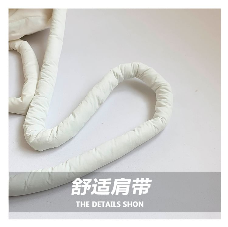 Tote Puffer Bag Plain Crossbody