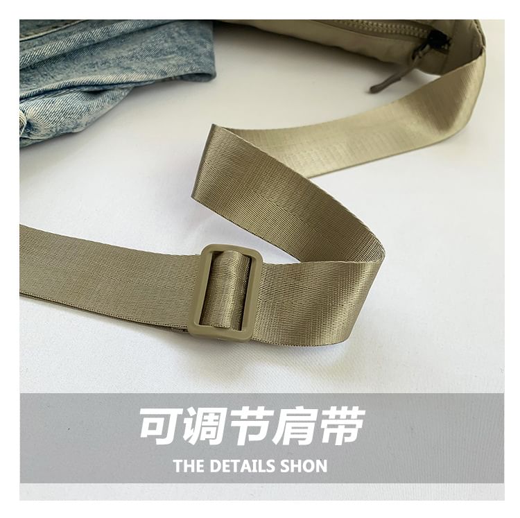 Nylon Bag Plain Messenger