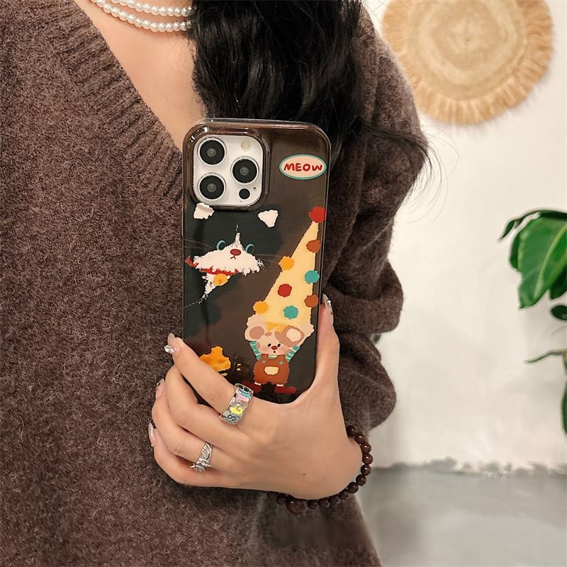 Mouse Case Strap / Pom Phone Set