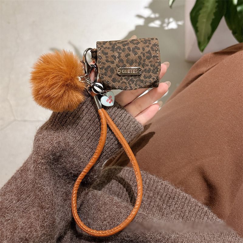 Strap Case Print Skin Pom AirPods / Earphone Pro Leopard