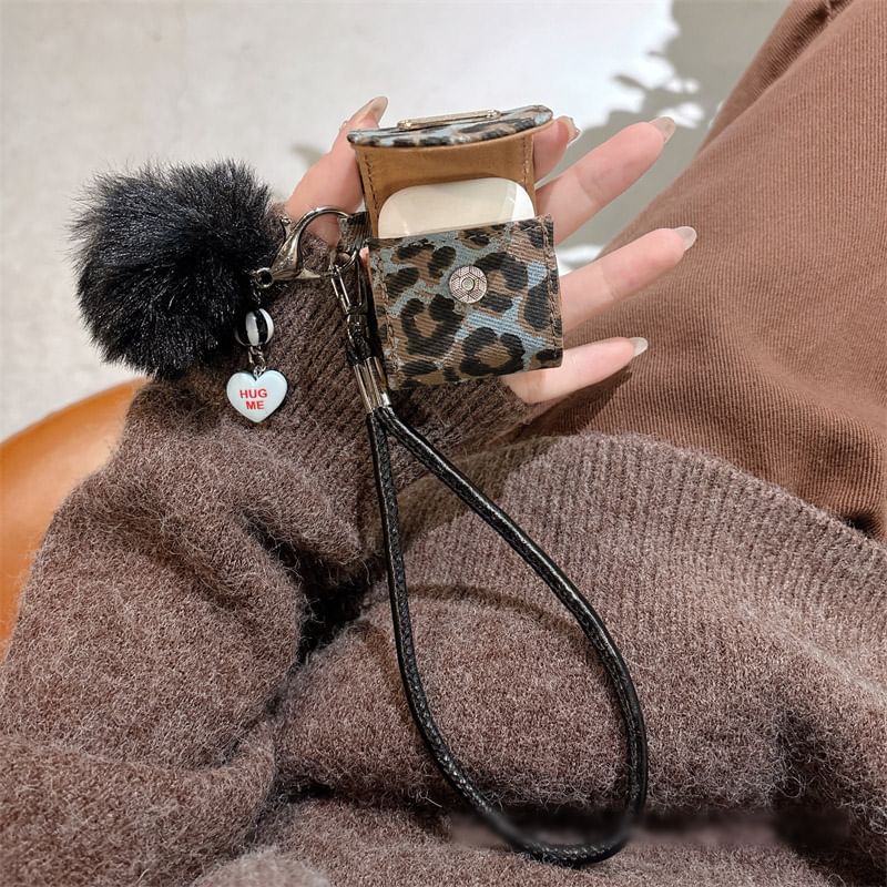 Strap Case Print Skin Pom AirPods / Earphone Pro Leopard