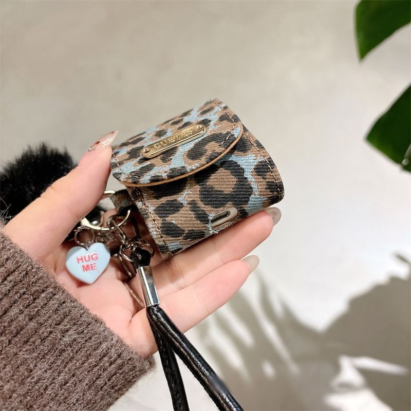 Strap Case Print Skin Pom AirPods / Earphone Pro Leopard