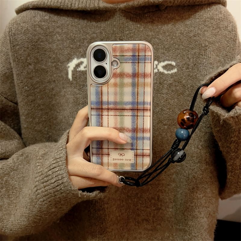 Set Plaid Strap / Phone Case
