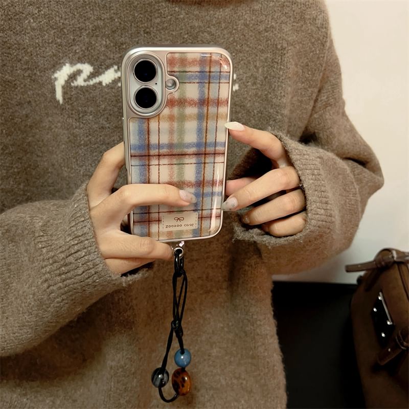 Set Plaid Strap / Phone Case