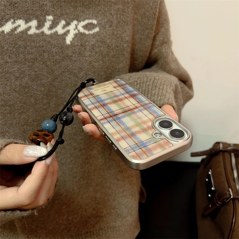 Set Plaid Strap / Phone Case