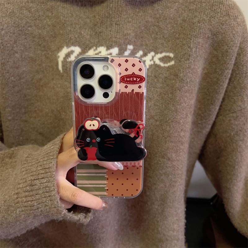 Color Phone Cat Panel Case